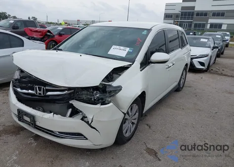 2016 Honda Odyssey Se from USA, damaged, VIN 5FNRL5H30GB046711